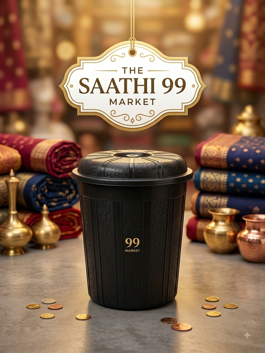1786611513690 Multipurpose Household & Office Plastic Waste Bin - Image 1