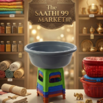 Heavy-Duty Plastic Household Basin Stool Combo